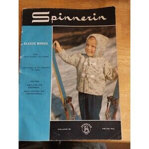 Vintage Spinnerin Vol. 151 Classic Manual Part 1 From Infancy to 8 Years 1965